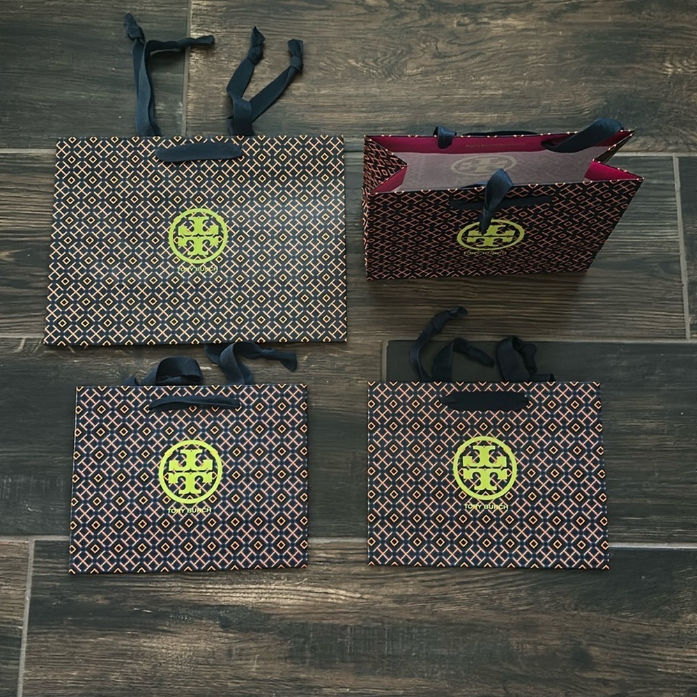 Tory Burch Shopping Bags (3 Small + 1 Medium)